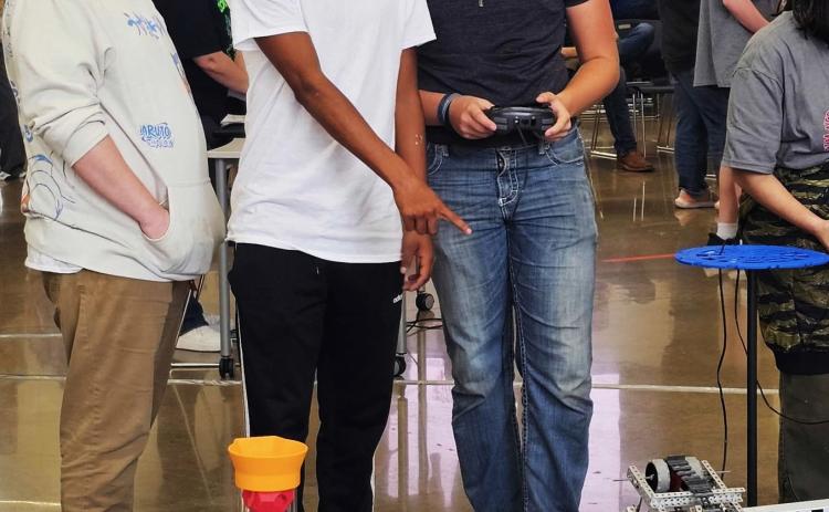 On Saturday, Sept. 25, the Knox City High School robotics team traveled to Abilene for their first contest of the year. They represented well for the first contest of the year. This Saturday the team will travel to Bryson (results not available at press time). | COURTESY PHOTOS