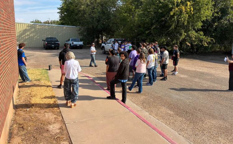 DRONESPRAYERS are being used more widely for precise agricultural spraying, without the danger to a pilot. A large group of students gathered to hear about this emerging career field.
