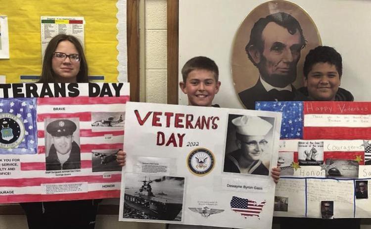 Knox City Elementary—(l-r) Jaycee Sharp (2nd), Braden Urbanczyk (1st), Xzane Ruiz (3rd). Courtesy photos