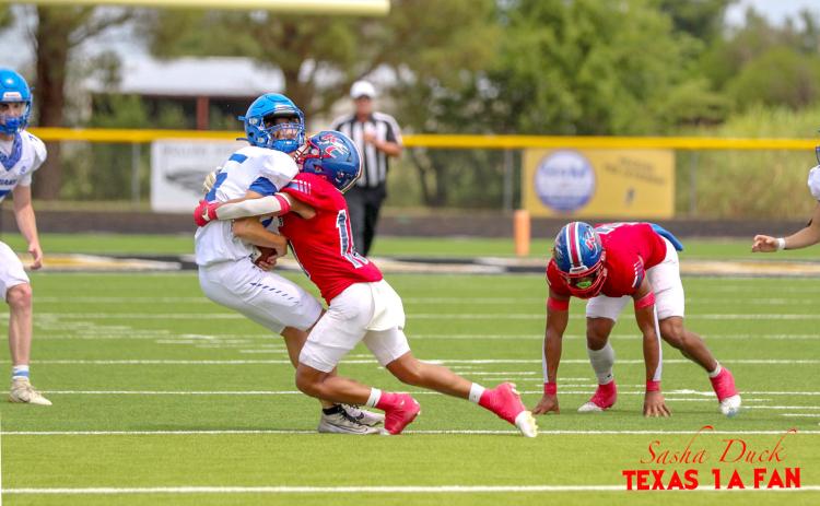 KC GREYHOUNDS SEASON OPENER The Greyhounds opened their 2025 football season at the Jayton Gridiron Classic against Cherokee on Saturday, Aug. 30, falling 30-62 to the Indians. | TEXAS 1A FAN PHOTOS