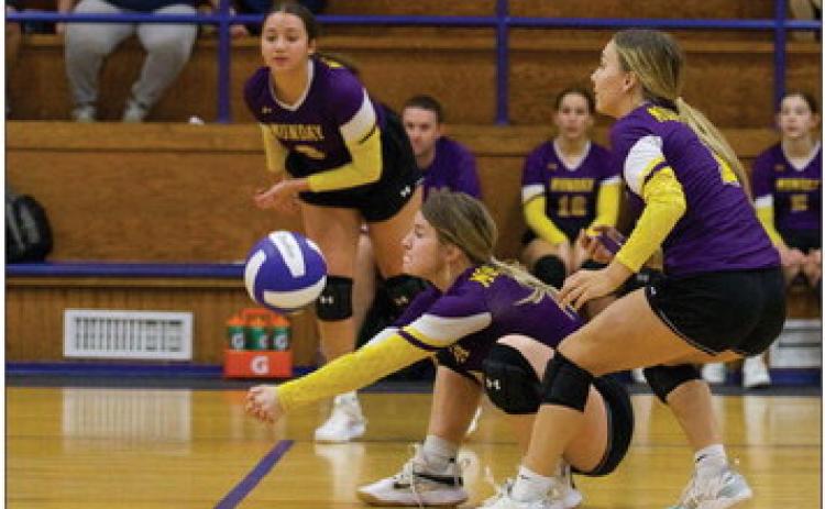 THISWEEK Munday volleyball will face Newcastle at home Saturday at 9:30 a.m. in a non-district game. | SHERI BATY PHOTO