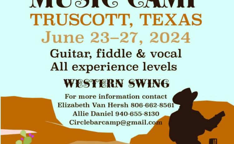 It’s Circle Bar Music Camp time again in Truscott