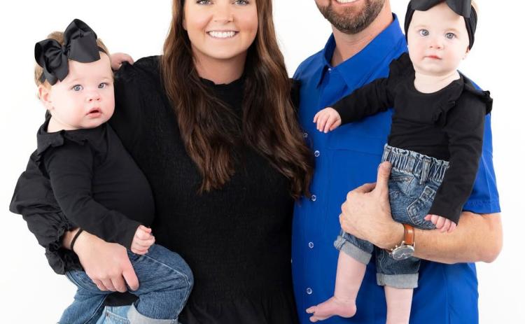 BOOE ROOFING NEW OWNERS Knox County couple Keith and Maggie Booe (shown here with their youngest family members) recently purchased Booe Commercial Roofing, Inc. | COURTESY PHOTO
