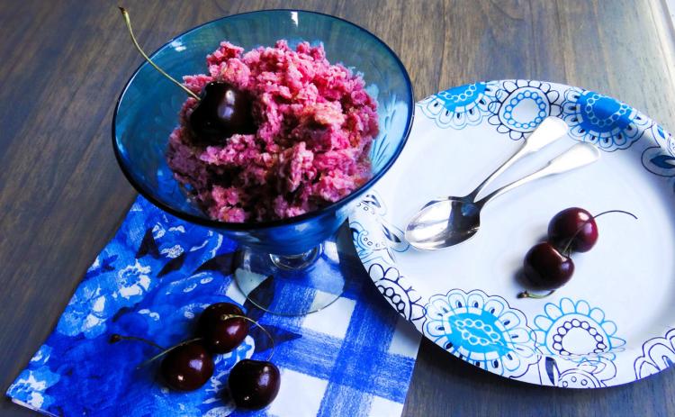 MANYVERSIONSOFGRANITAS typically made by adding sugar to fruit juice, coffee, or other beverages and pouring the mixture into a baking dish to begin the freezing process. | ANGELINA LaRUE PHOTO