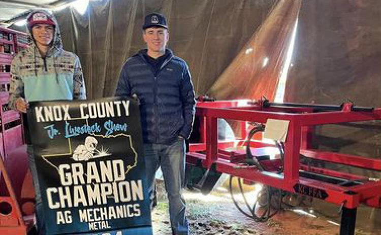 POLY ROLLER The Knox City FFA is raffling off a Poly Roller that was built for an Ag Mechanics project. All benefits will go to support the Knox City FFA department.The drawing will beWednesday, March 6 at10a.m.Eachticketis$200,contactJustinYatesat325-668-7523for any information or to enter your name to win! | COURTESY PHOTO