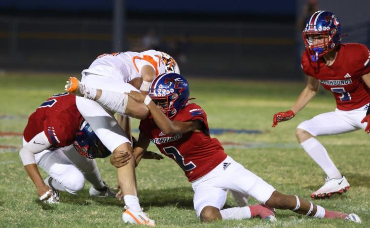 WINNING EFFORT on Homecoming night has the Knox City Greyhounds sitting at 3–0 for the season. | SHERI BATY