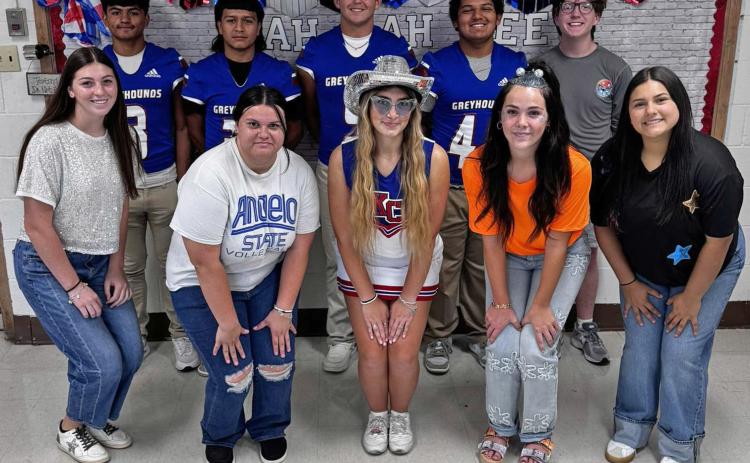 HOMECOMING COURT NOMINEES Miss Firelighter: Aubrey Lerma, K’Lee Grimsley, Savannah Friddle; Football Sweetheart: Aubrey Lerma, Savannah Friddle, Grayson Utley; Band Beau: Colton Cox: Football Hero: Chase Rowland, Zander Abila, Joel Contreras, Nathan Martinez. | COURTESY PHOTO