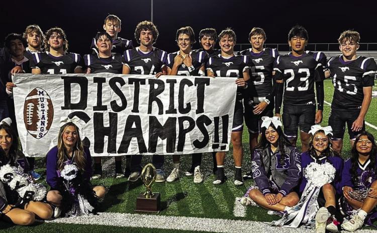 STATE BOUND AGAIN The Benjamin Mustangs along with coach Nathan Hayes are working their way towards State for the third consecutive year. | LAURA GODSEY PHOTO