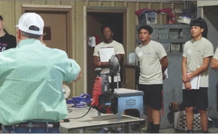 RPTS Students attended the Knox County College/Career Day held at Munday High School. Several speakers, including State Representative James Frank ofWichita Falls, provided information to guide students toward post high school success. COURTESY PHOTO