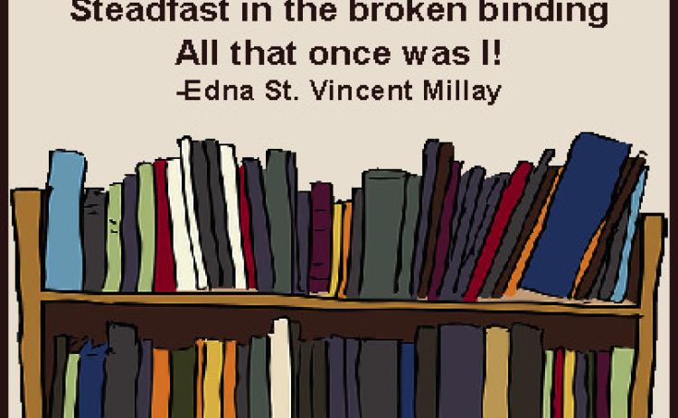 A poem about libraries by Edna St. Vincent Millay | Photo from behappyzone.com