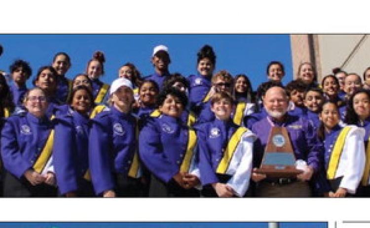 CONGRATULATIONS to the Purple Cloud Band and their directors, Lee Brossette and Kelly Gage, for earning a I rating and advancing to the UIL 1A state marching contest! | COURTESY PHOTOS