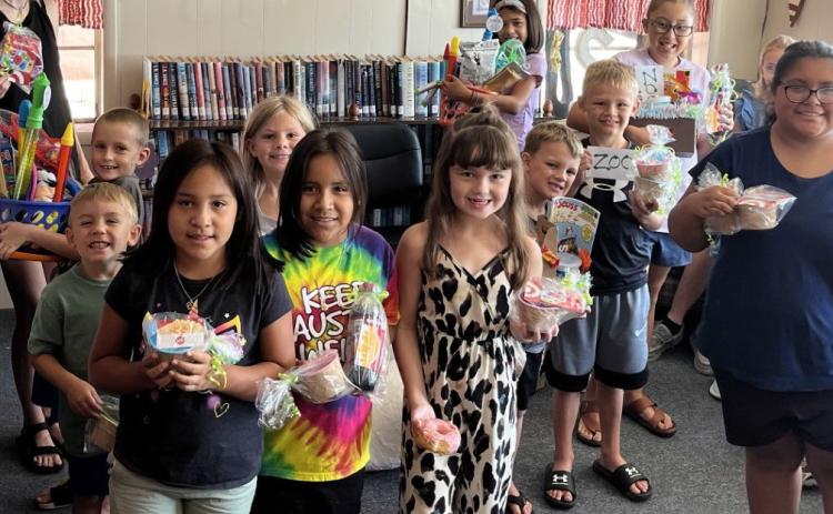 The Summer reading BINGO event at the library ended with several hard working participants awarded with many awesome prizes. | COURTESY PHOTO