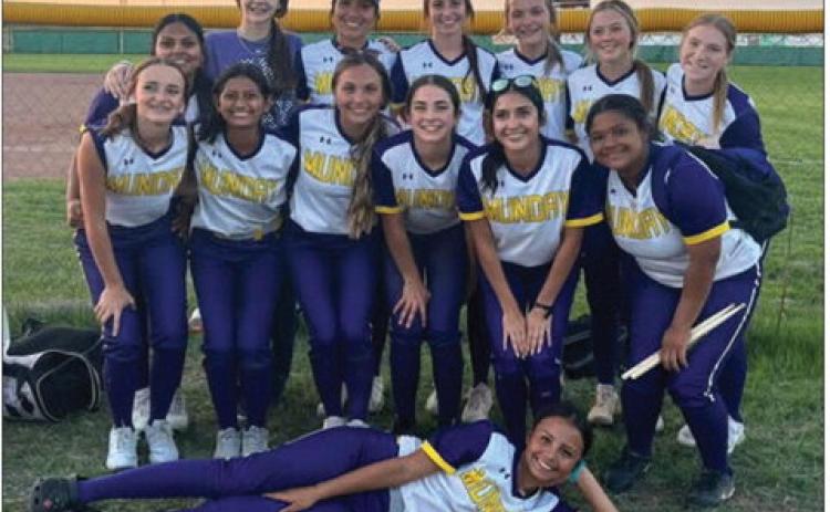 MAKING HISTORY The Munday Mogulettes made history this year by winning their first varsity game on the new fields and made a playoff run. | COURTESY PHOTO
