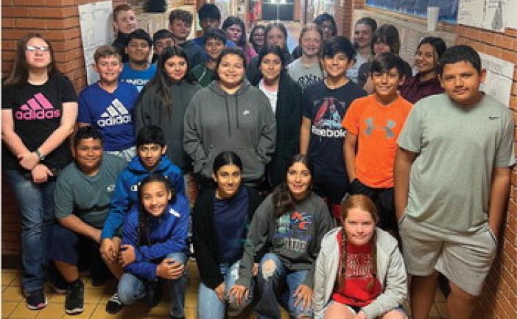OJH Honor Roll Students Courtesy Photo