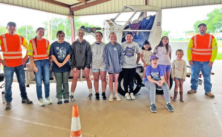 TxDOT demo teaches youngsters how seat belts save lives