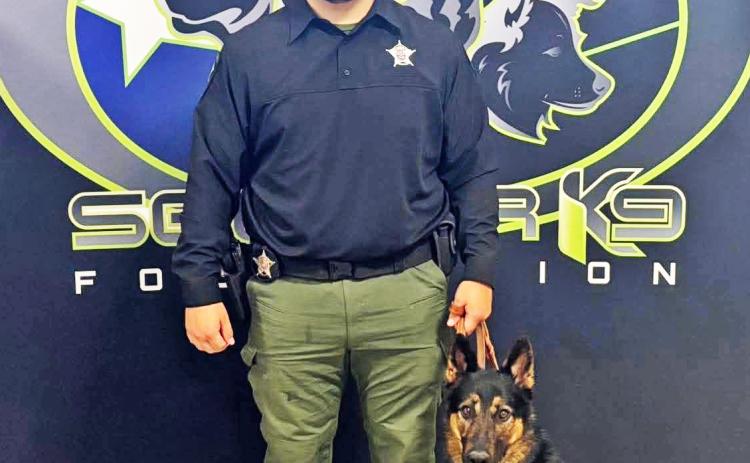 DEPUTYGARZAANDK9 MIKE are ready to begin their work together ensuring the safety of Knox County. | COURTESY PHOTO