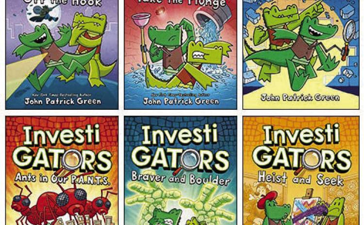 FOCUS BOOK OFTHEWEEK The InvestiGATORS series was written and illustrated by John Patrick Green. | GOODREADS PHOTO