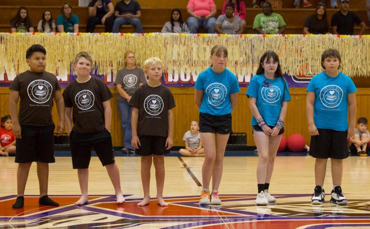 AT THE KNOX CITY SCHOOLS’ SPRING MUSIC PROGRAM May 5, Honor Choir members were recognized; from left, Jose Sanchez, Virgil Blackburn, Jordan Carter, Kasadee Grimsley, Angel Purifoy and Hunter Rowland.