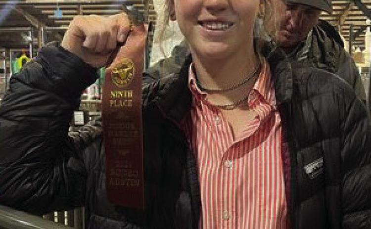 Knox City FFA's last stock show of the year