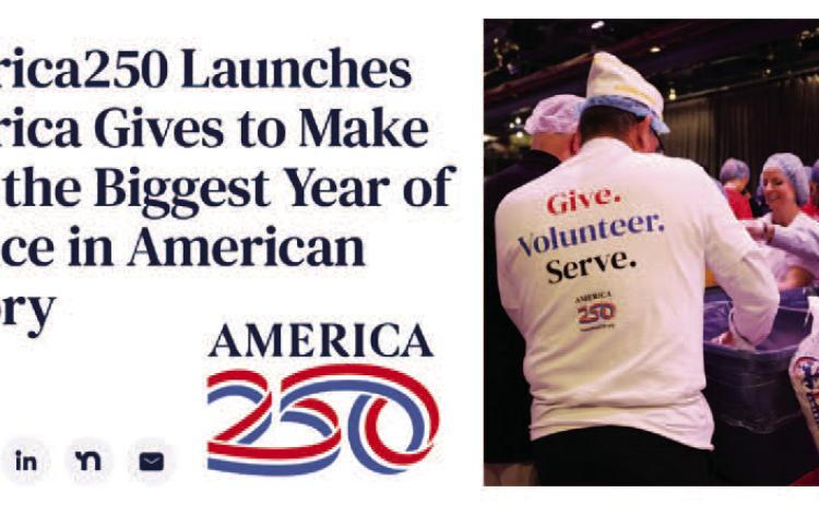 STARTING JAN. 1, AMERICA GIVES challenges businesses, nonprofits, schools, youth groups, faith-based networks, and organizations of all kinds to commit to increasing their volunteer efforts and measurable impact starting today.