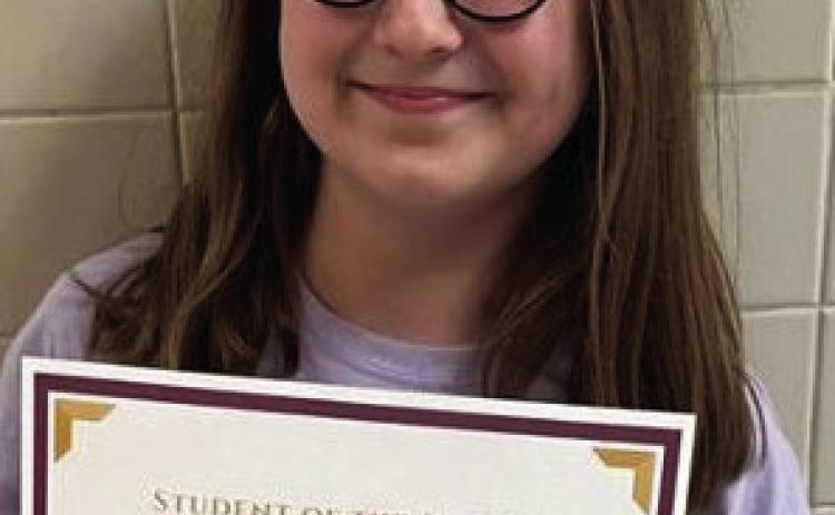 MCISD Secondary Students of the six weeks