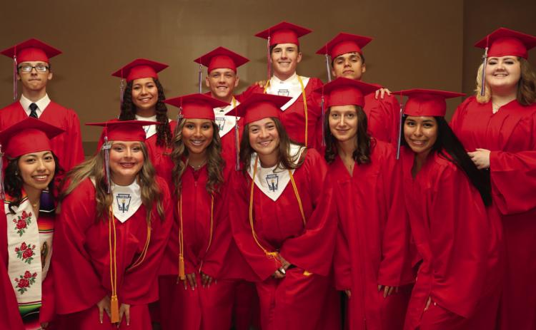 he 2023 KCHS Senior Class moments before their graduation ceremony Sheri Baty/The Knox County News-Courier