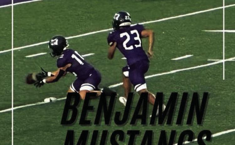 HIGHEST SCORING GAME The Benjamin Mustangs versus the Cherokee Indians is now the #48 highest scoring game since #txhsfb started covering #sixmanfootball back in 1994 with a final score of Mustangs 106 - Indians 88! | #txhsfb ILLUSTRATION/ PHOTO